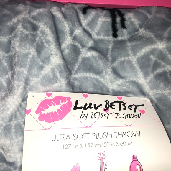 Betsey Johnson Other - Betsey Johnson blanket. Spider & spiderweb